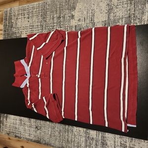 Tommy Hilfiger burgundy polo shirt